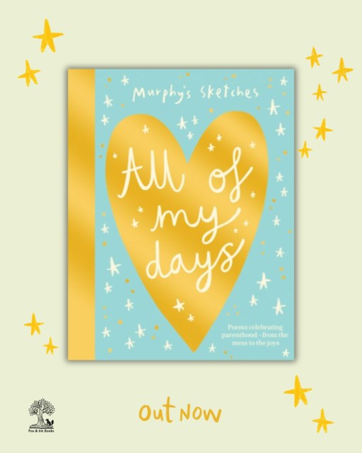 Happy publication day to @murphys_sketches 🥳
Her beautiful poetry collection ALL OF MY DAYS, celebrating mother's and motherhood, is out today!
Featuring her distinctive illustrations and poems for every stage of motherhood; new mum, busy mum, empty nester, grandmother - it's the perfect gift for Mother's Day.
✨"I finally feel seen as a mother and I'm proud of my giant heart" Suzy Reading ✨
Celebrating the magic in everyday moments, this is a book you'll want to share with every mother you know.
#allofmydays #murphyssketches #poetry #mothersdaygift